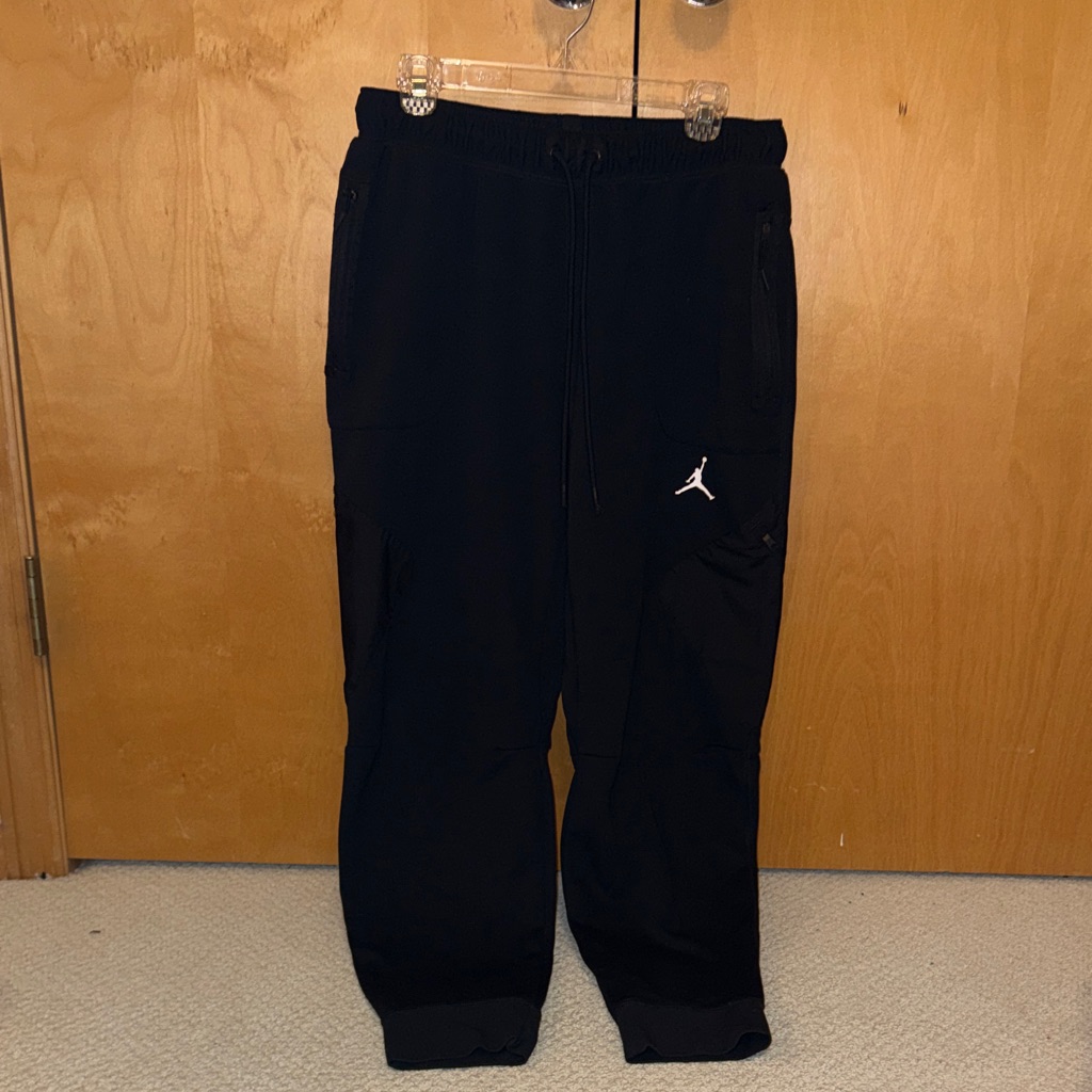 Jordan Men’s Black Sweatpants With Logo
